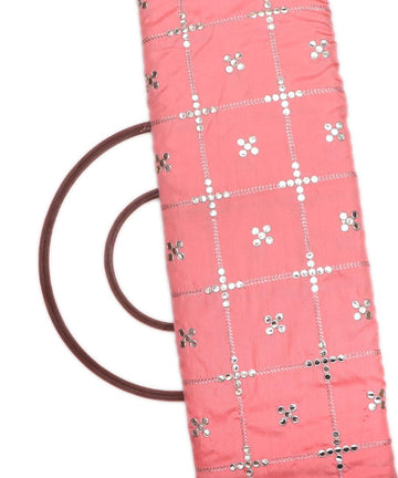 coral mirror embroidery uppada silk fabric rs121 5594